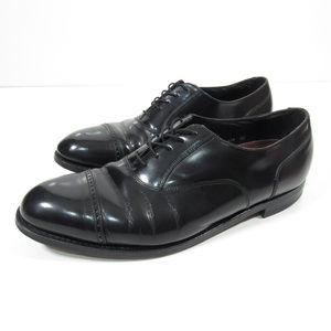 Florsheim Mens Black Oxford Dress Shoes 11.5 D EUC